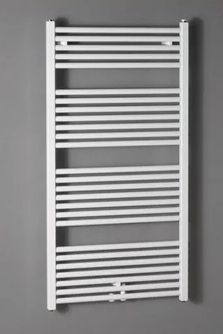 Zehnder Design-Heizkörper „Zeno“ für Warmwasser-Zentralheizung oder gemischten Betrieb einlagig 50 × 150,8 cm in Sapphire Blue (RAL 5003)