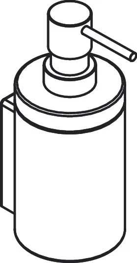 Hansgrohe AXOR Universal Circular Lotionspender, mattweiß Hansgrohe AXOR Universal Circular Lotionspender, mattweiß