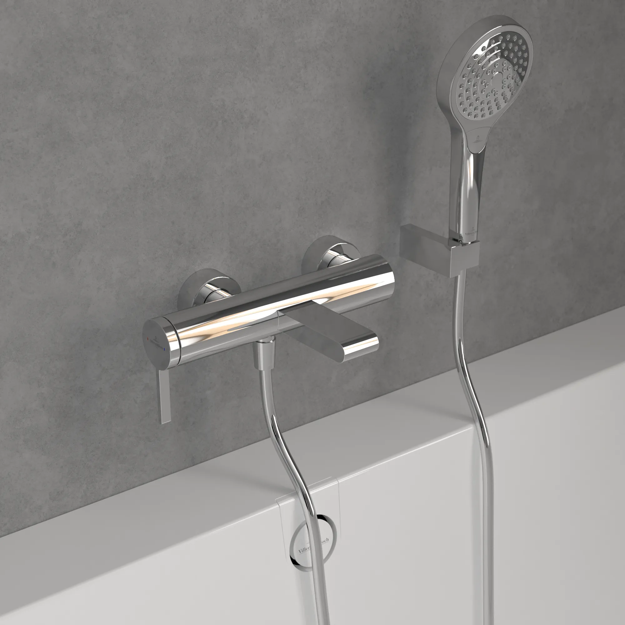 Einhand-Wannenarmatur „Dawn“ Ausladung 165 mm in Chrom Einhand-Wannenarmatur „Dawn“ Ausladung 165 mm in Chrom