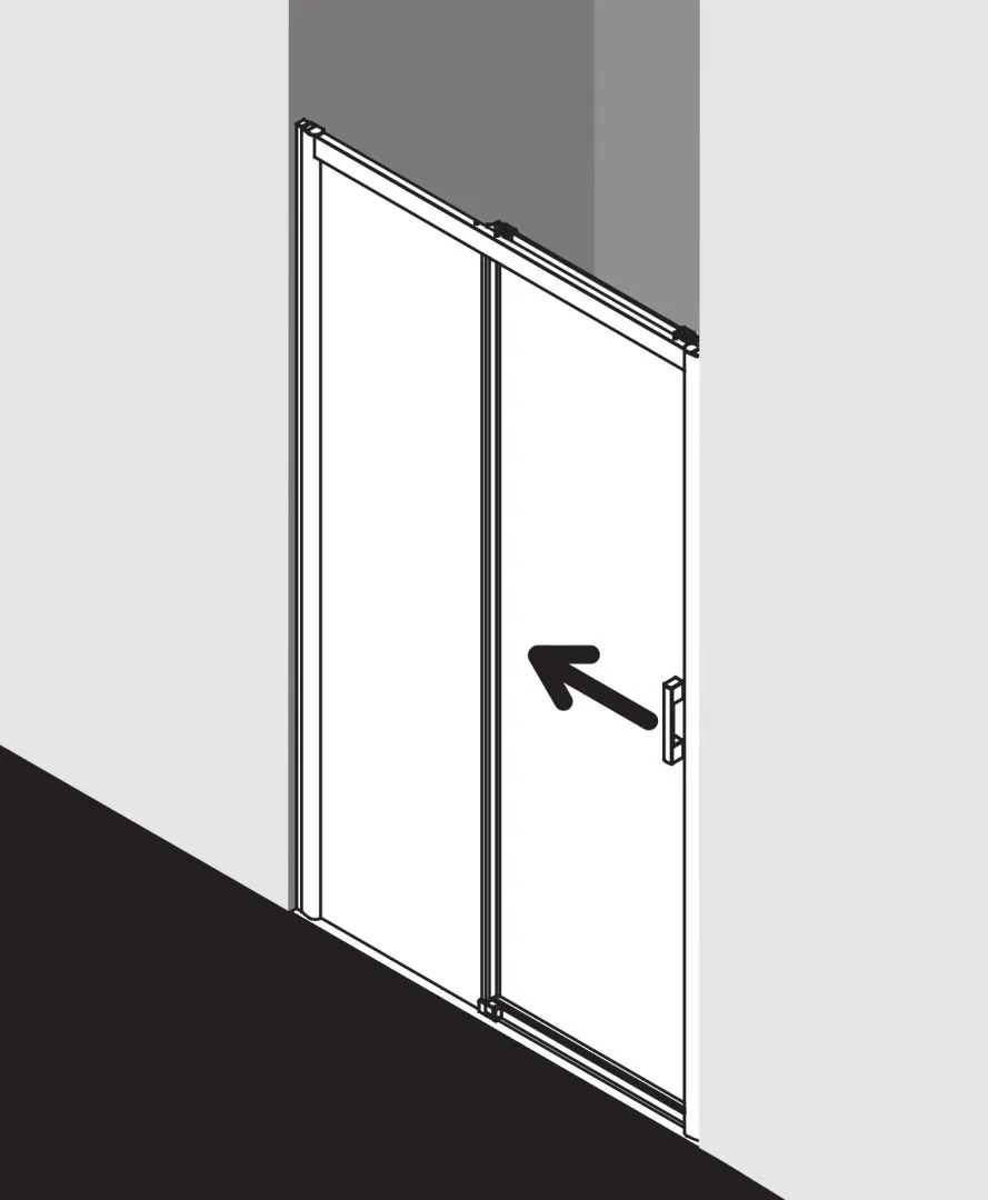 Kermi Duschtür Gleittür 2-teilig bodenfrei mit Festfeld links für Nische und Ecke „PEGA“ Glas Klar, Profile Silber Hochglanz, BV: 1070 - 1100 mm GAK: 1060 - 1080 mm WE: 1070 - 1100 mm H: 2000 mm Kermi Duschtür Gleittür 2-teilig bodenfrei mit Festfeld links für Nische und Ecke „PEGA“ Glas Klar, Profile Silber Hochglanz, BV: 1070 - 1100 mm GAK: 1060 - 1080 mm WE: 1070 - 1100 mm H: 2000 mm