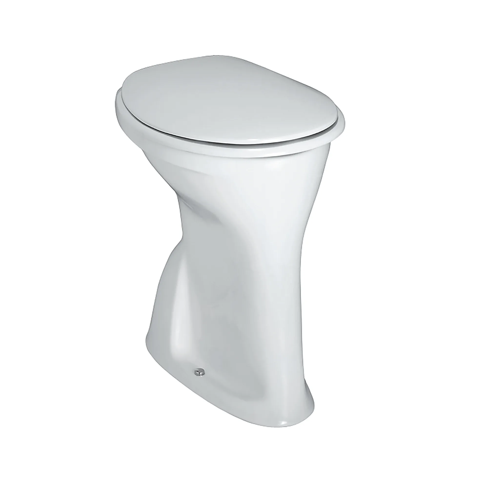 Laufen Stand-Flachspül-WC Keramikhöhe 50 cm „Albonova“ 350 × 500 × 480 mm, Abgang senkrecht Laufen Stand-Flachspül-WC Keramikhöhe 50 cm „Albonova“ 350 × 500 × 480 mm, Abgang senkrecht