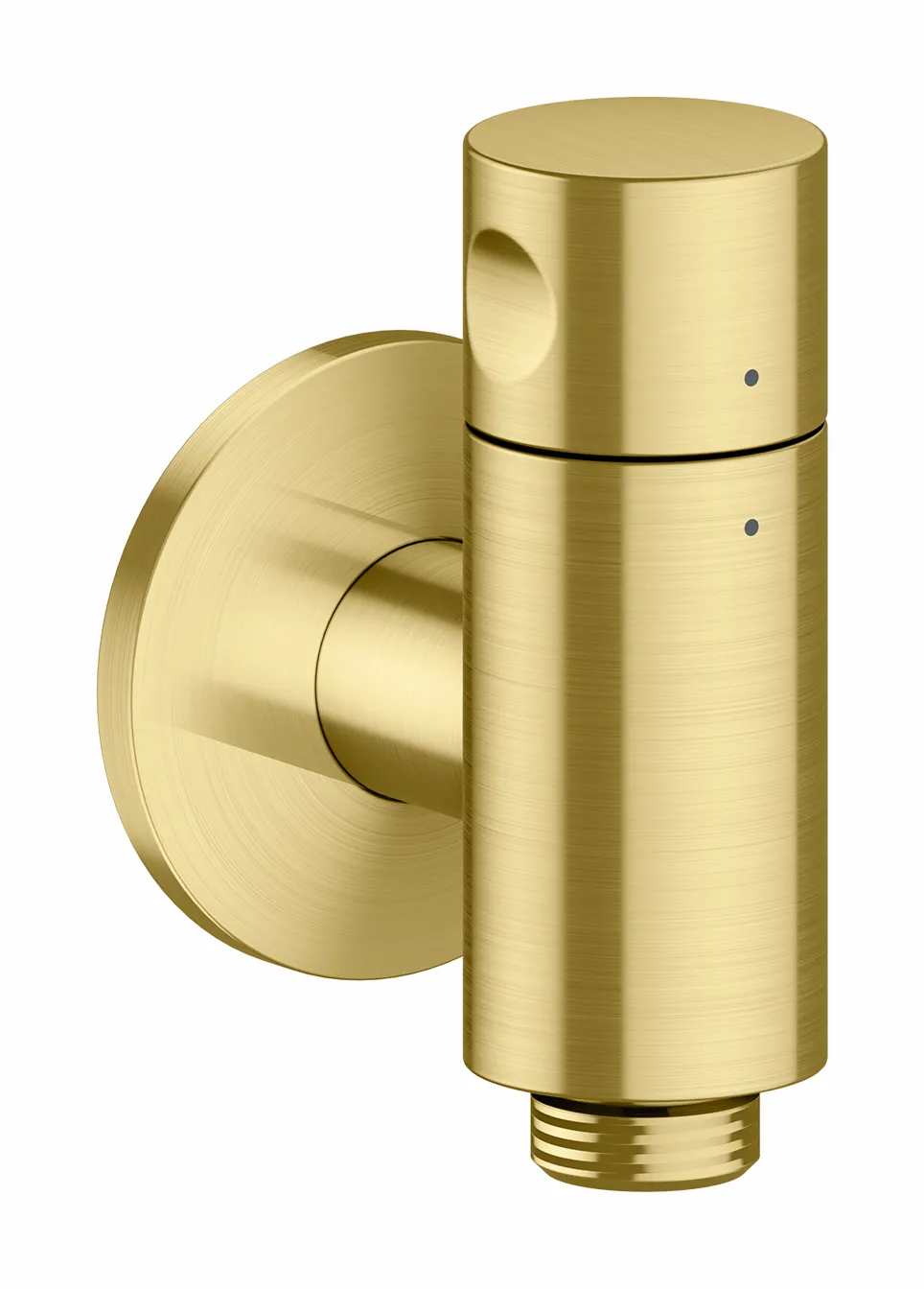 Hansgrohe AXOR One Wandanschluss Stop mit Absperrventil Brushed Brass, DN15