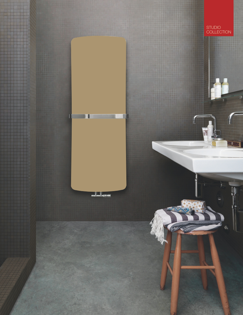 Zehnder Folio Belt FZB-120-042, Design-Heizkörper, 1156x16x430, Champagne