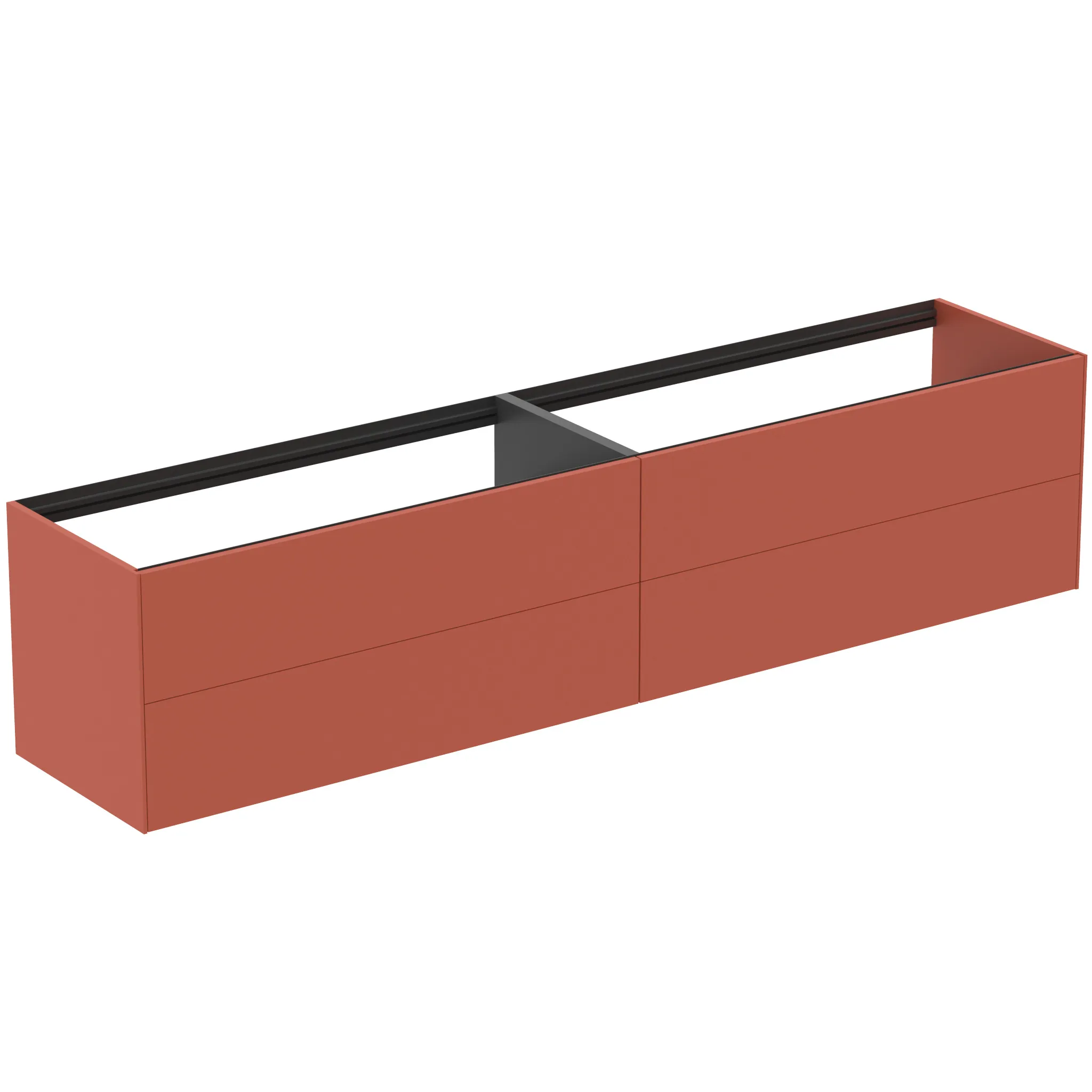 Ideal Standard Waschtischunterschrank Conca, 4 Auszüge, ohne Platte, 2385x505x540 mm, Sunset Ideal Standard Waschtischunterschrank Conca, 4 Auszüge, ohne Platte, 2385x505x540 mm, Sunset