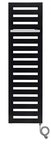 Zehnder Design-Handtuchwärmer „Metropolitan Bar“ mit Heizstab IHE 40 × 80,5 cm in Ruby Red (RAL 3003, glänzend) Zehnder Design-Handtuchwärmer „Metropolitan Bar“ mit Heizstab IHE 40 × 80,5 cm in Ruby Red (RAL 3003, glänzend)