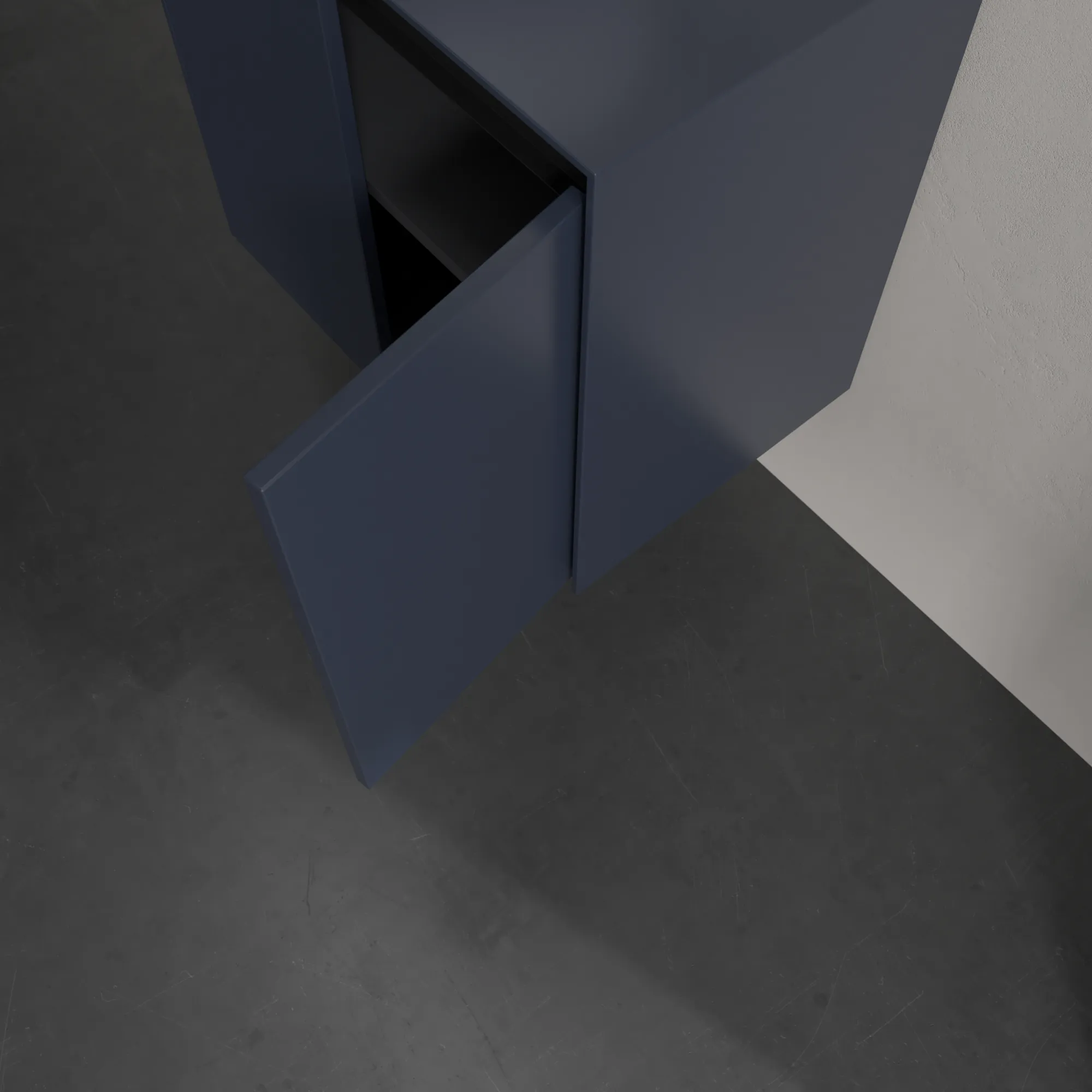 Villeroy & Boch Waschtischunterschrank „Collaro“ 600 × 548 × 380 mm Marine Blue, für Becken mittig, mit Beleuchtung Villeroy & Boch Waschtischunterschrank „Collaro“ 600 × 548 × 380 mm Marine Blue, für Becken mittig, mit Beleuchtung