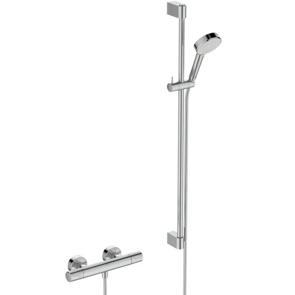Ideal Standard Brausegarnitur Ceratherm T25 mit 90 cm Brausestange in Chrom Ideal Standard Brausegarnitur Ceratherm T25 mit 90 cm Brausestange in Chrom