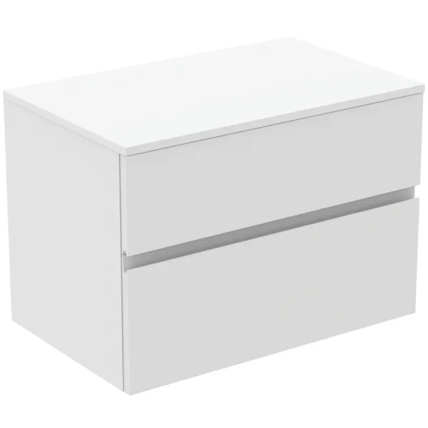 Ideal Standard Waschtischunterschrank „Finesse“ 80,2 × 55,8 × 50,5 cm Weiß matt lackiert Ideal Standard Waschtischunterschrank „Finesse“ 80,2 × 55,8 × 50,5 cm Weiß matt lackiert