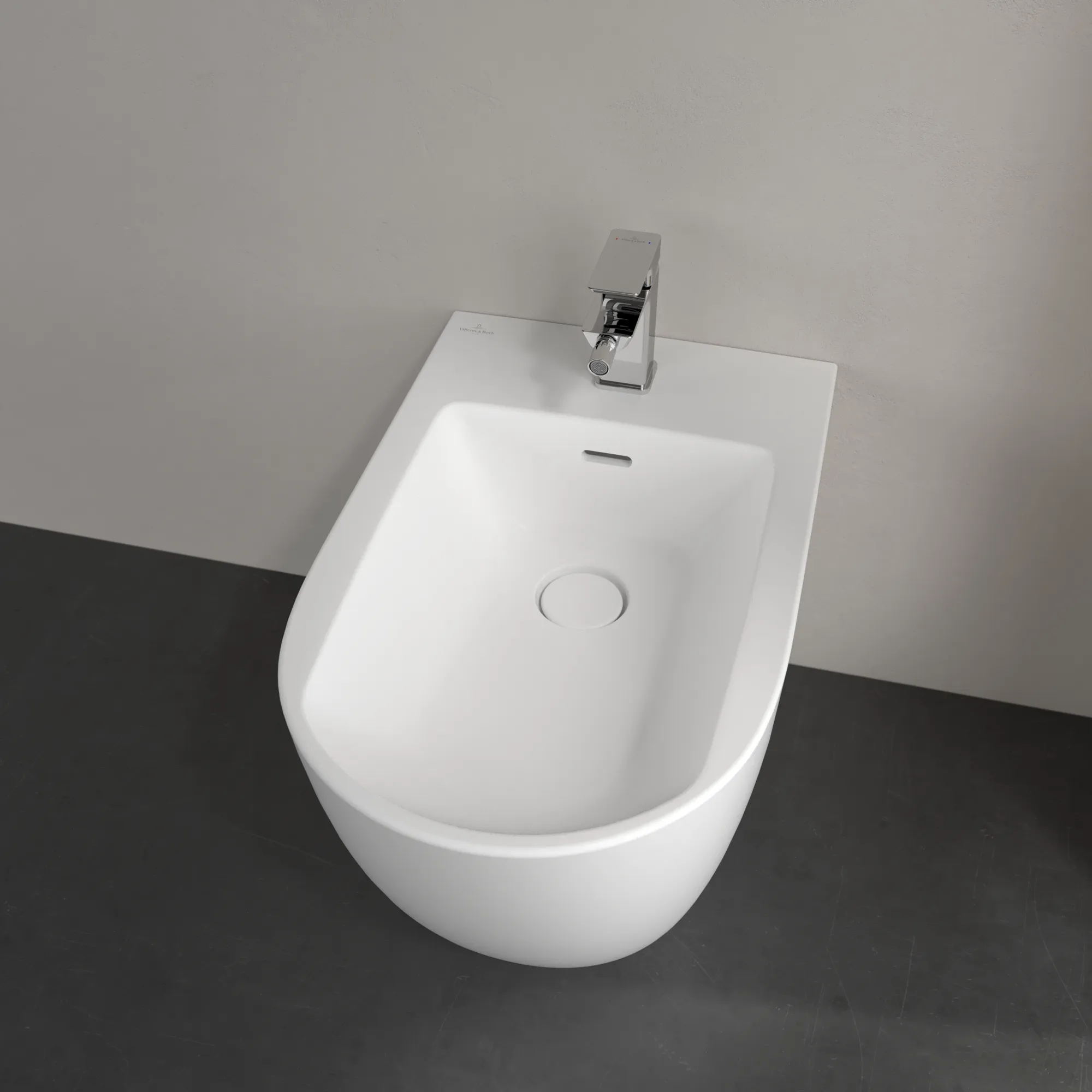 Stand-Bidet „Subway 3.0“ bodenstehend 37 × 40 × 59,5 × 59,5 cm in Stone White