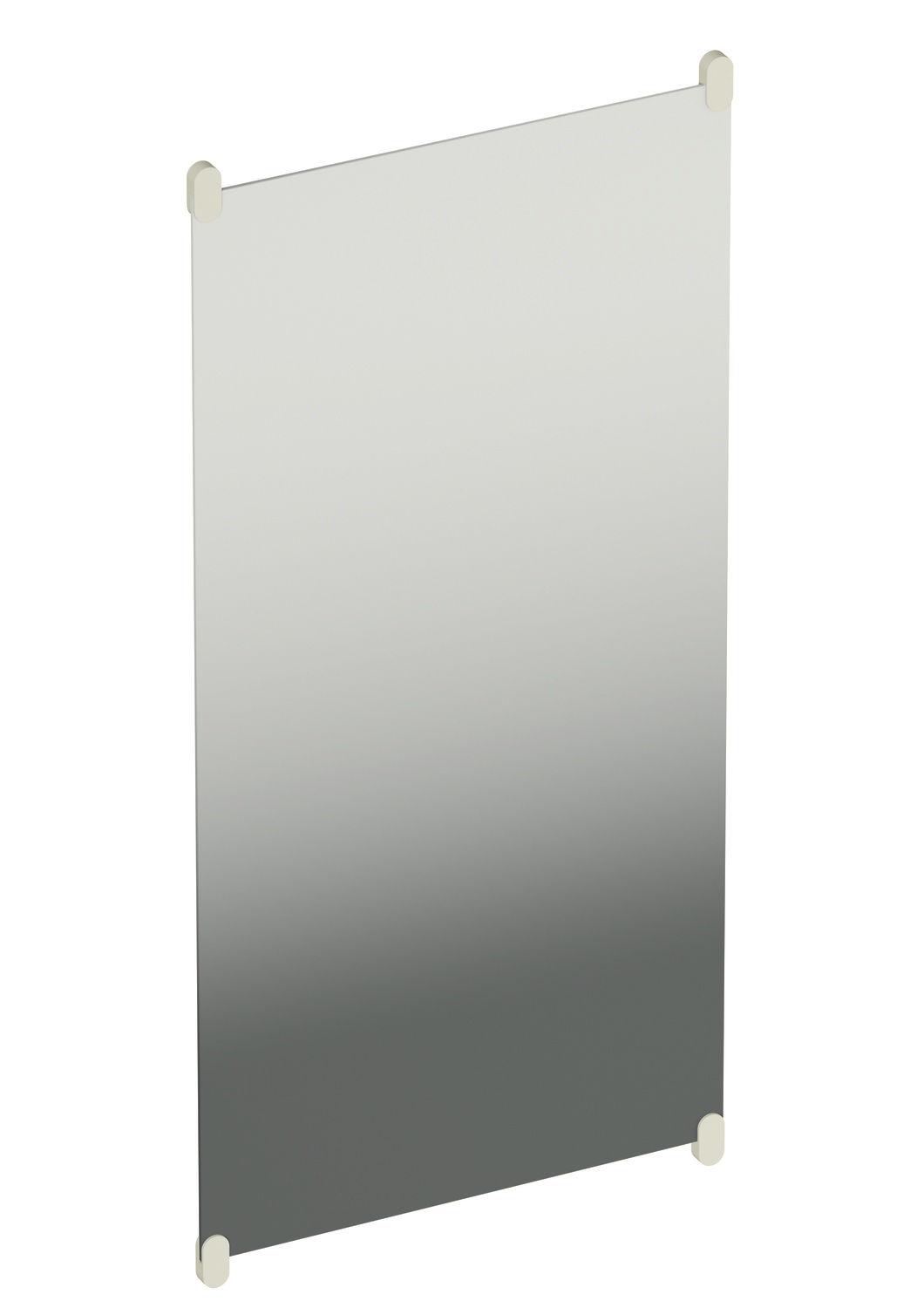 HEWI Spiegel „Serie 801“ 60 × 120 cm in Reinweiß