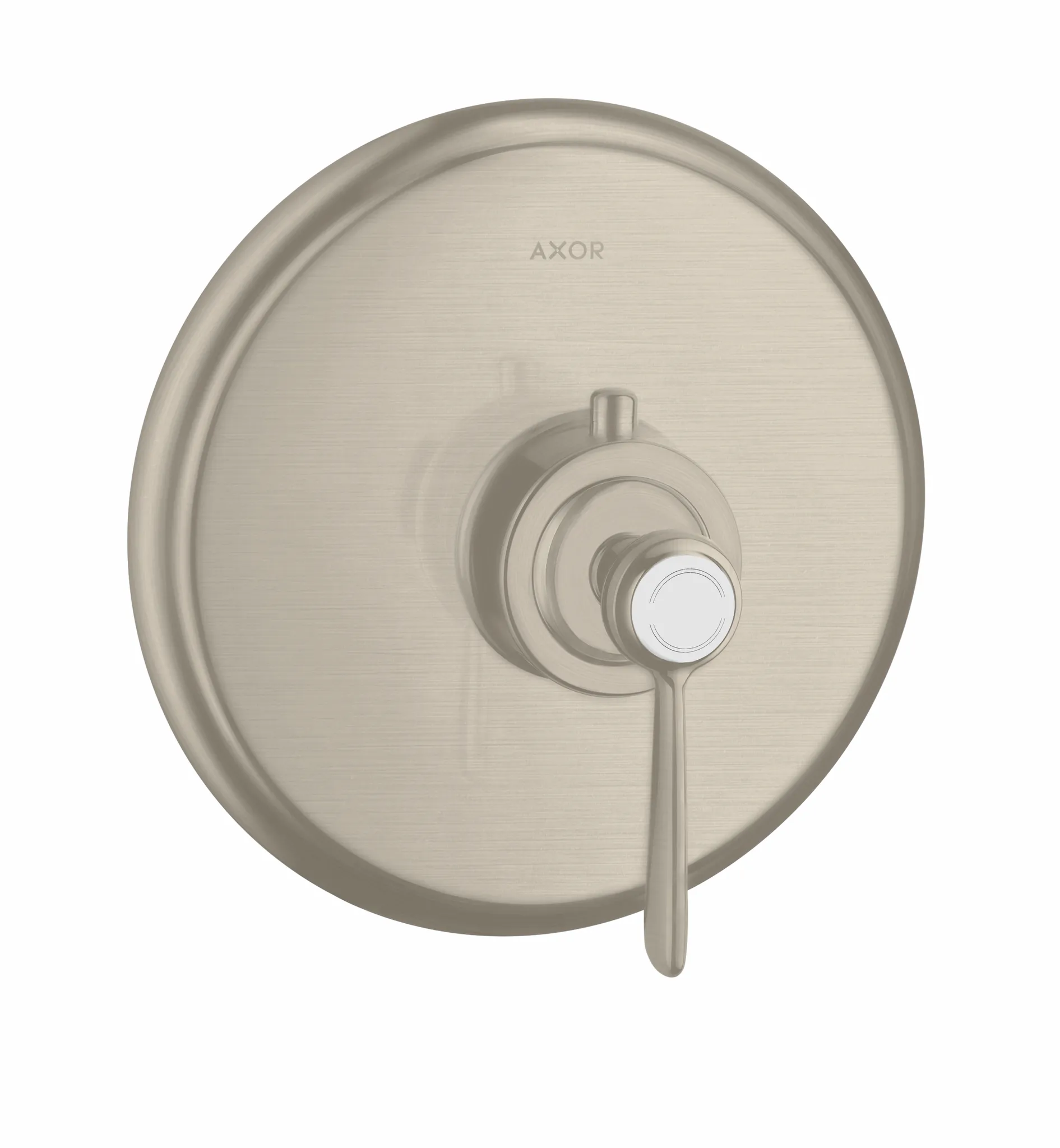 Hansgrohe AXOR Montreux Thermostat HighFlow Unterputz mit Hebelgriff, Brushed Nickel Hansgrohe AXOR Montreux Thermostat HighFlow Unterputz mit Hebelgriff, Brushed Nickel