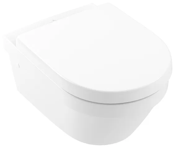 Wand-Tiefspül-WC Combi-Pack DirectFlush „Architectura“ 37 × 30 × 53 cm, ohne Spülrand, Abgang waagerecht