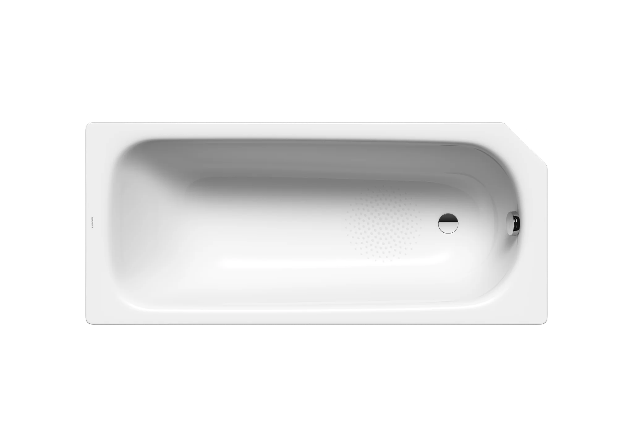 Kaldewei SANIFORM V1-V4 Badewanne, 1600x700 mm, alpinweiß, Perl-Effekt, Antislip