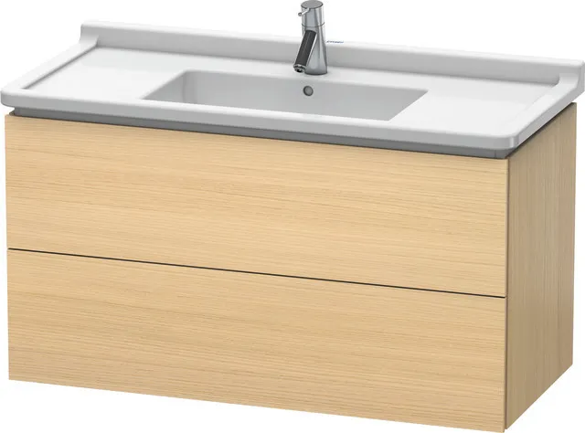Duravit Waschtischunterschrank wandhängend „L-Cube“ 102 × 55,8 × 46,9 cm Mediterrane Eiche Duravit Waschtischunterschrank wandhängend „L-Cube“ 102 × 55,8 × 46,9 cm Mediterrane Eiche