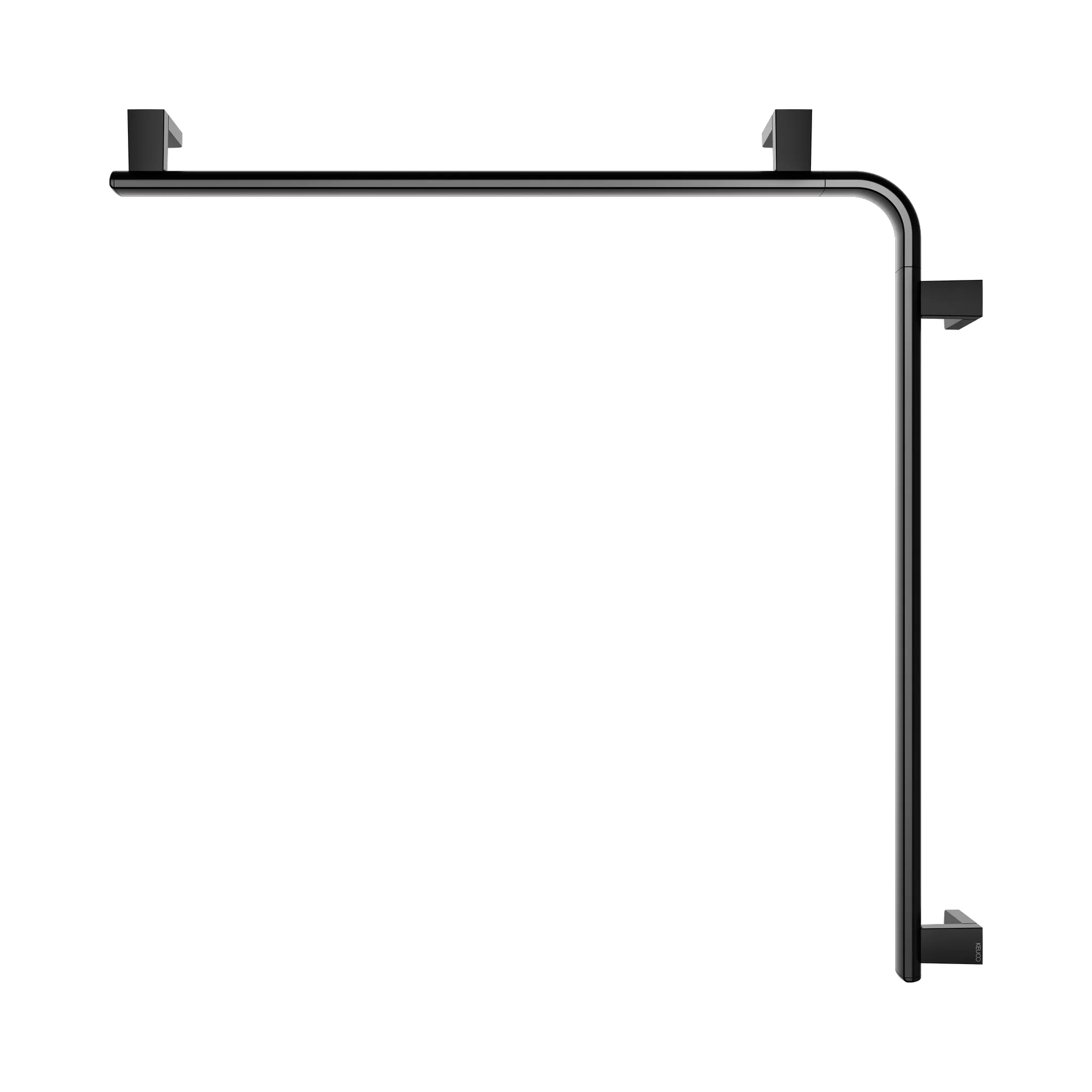 KEUCO Dusch- und Wannenhandlauf „Axess“ 80 cm Ausführung in Schwarz (matt)