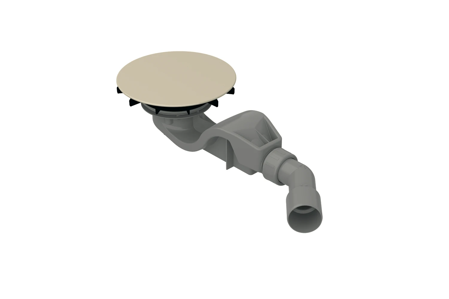 Bette Ablaufgarnitur für Duschwannen „BetteAir“ 50 Modell B525 152 mm in Jasmin