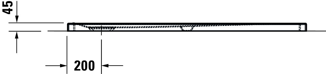 Duravit rechteck Duschwanne „Tempano“ 140 × 90 cm 