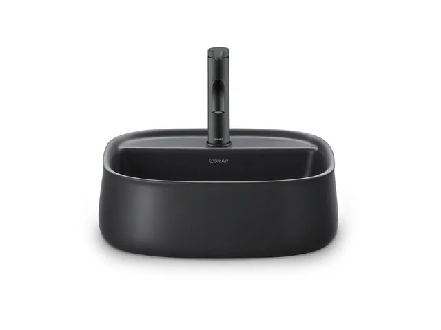 Aufsatzwaschtisch geschliffen „Zencha“ 42 × 42 × 13,5 cm, Hahnlochposition mittig in Anthrazit Matt Aufsatzwaschtisch geschliffen „Zencha“ 42 × 42 × 13,5 cm, Hahnlochposition mittig in Anthrazit Matt