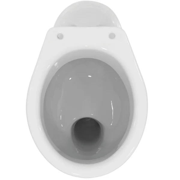 Ideal Standard Eurovit Standflachspül-WC, vertikaler Ablauf, weiß