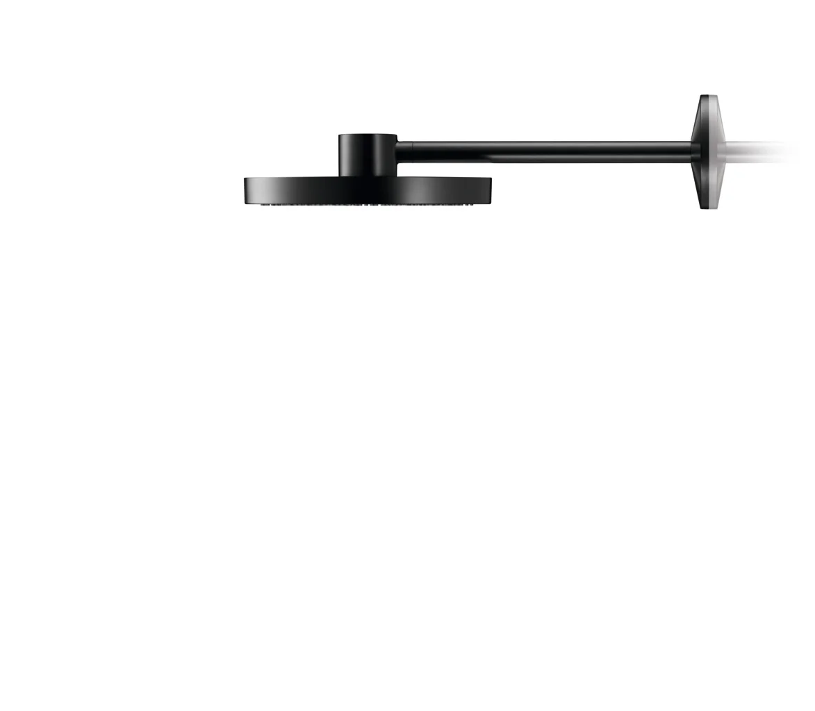 Hansgrohe AXOR One Kopfbrause 280 2jet mit Brausearm mattschwarz Hansgrohe AXOR One Kopfbrause 280 2jet mit Brausearm mattschwarz