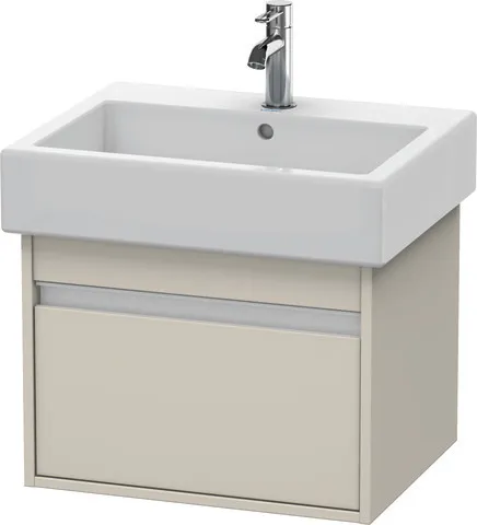 Duravit Waschtischunterschrank wandhängend „Ketho“ 55 × 41 × 44 cm Taupe Matt Duravit Waschtischunterschrank wandhängend „Ketho“ 55 × 41 × 44 cm Taupe Matt