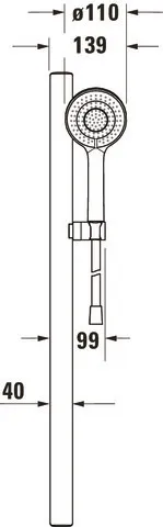 Brausegarnitur Brausen und Zubehör Brauseset „ZubehörArmaturen“ in Chrom