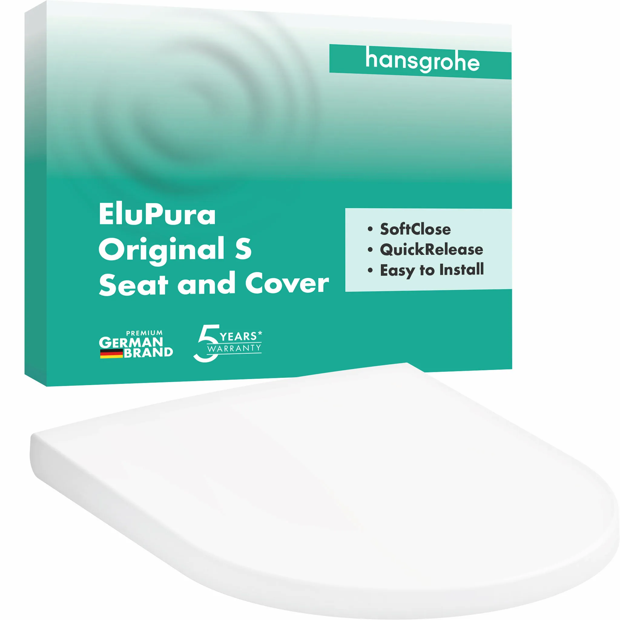 Hansgrohe EluPura Original S WC-Sitz, Weiß Hansgrohe EluPura Original S WC-Sitz, Weiß