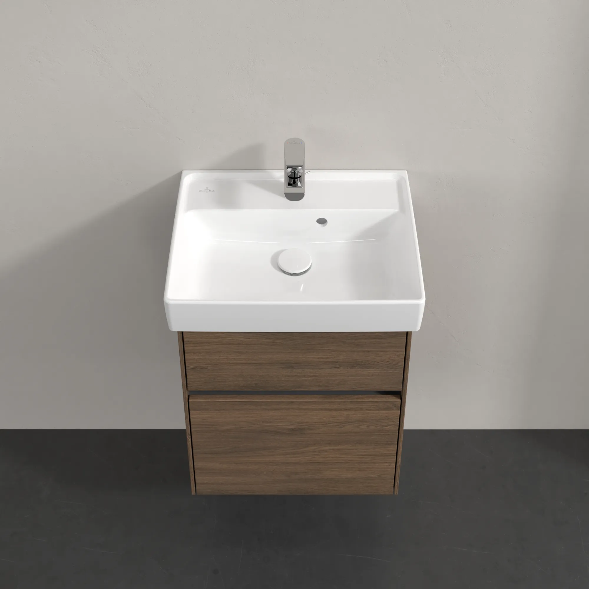 Villeroy & Boch Waschbeckenunterschrank Collaro C006B0 Arizona Oak 460x374mm mit Beleuchtung und SoftClosing Villeroy & Boch Waschbeckenunterschrank Collaro C006B0 Arizona Oak 460x374mm mit Beleuchtung und SoftClosing