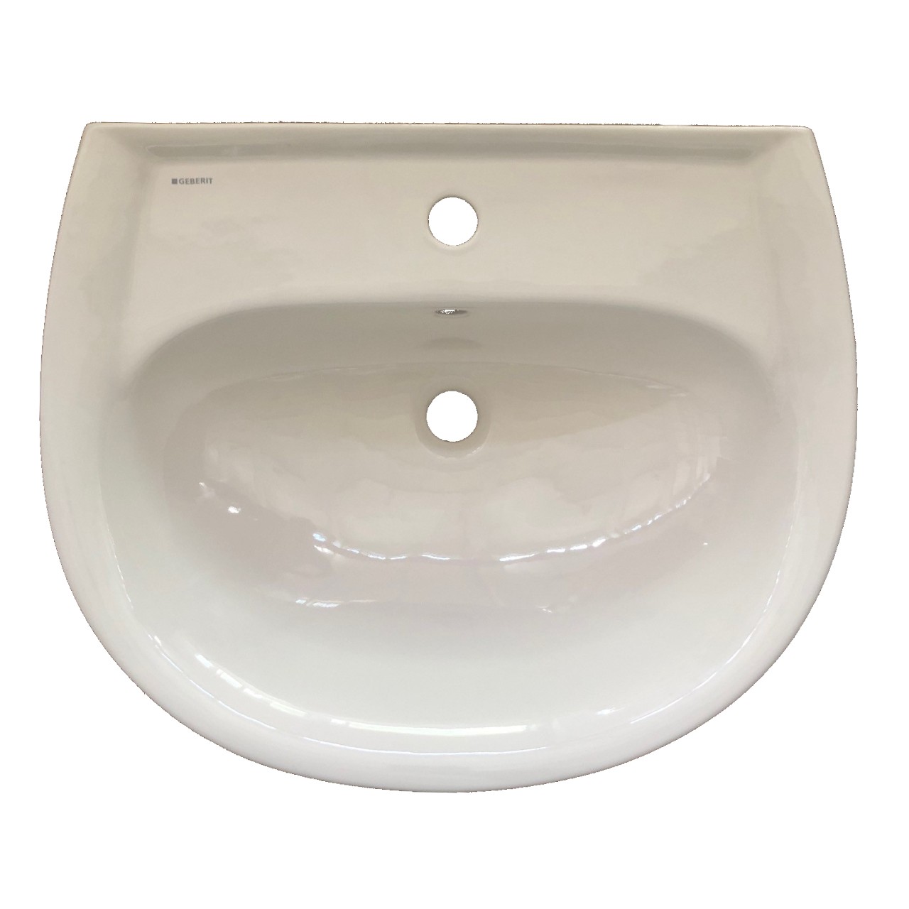 Wandwaschtisch „Renova“, mit Überlauf, Hahnlochposition mittig 65 × 51 cm Wandwaschtisch „Renova“, mit Überlauf, Hahnlochposition mittig 65 × 51 cm