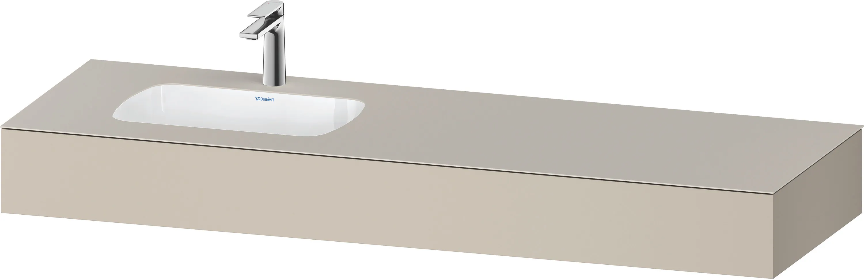 Einbauwaschtisch mit Konsole „Qatego“ 160 × 55 × 17 cm
