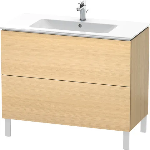 Duravit Waschtischunterschrank bodenstehend „L-Cube“ 102 × 70,4 × 48,1 cm