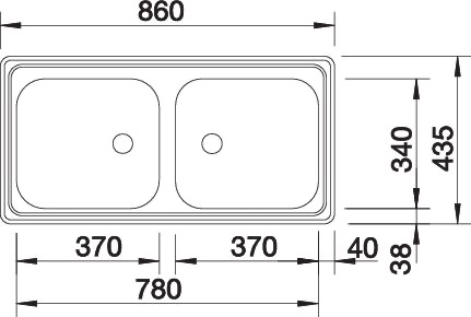 BLANCO TOP EZ 8 × 4 BLANCO TOP EZ 8 × 4