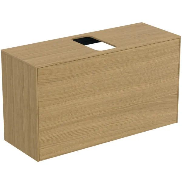 Ideal Standard Waschtischunterschrank „Conca“ 100,2 × 55 × 37,3 cm Eiche hell Furnier Ideal Standard Waschtischunterschrank „Conca“ 100,2 × 55 × 37,3 cm Eiche hell Furnier