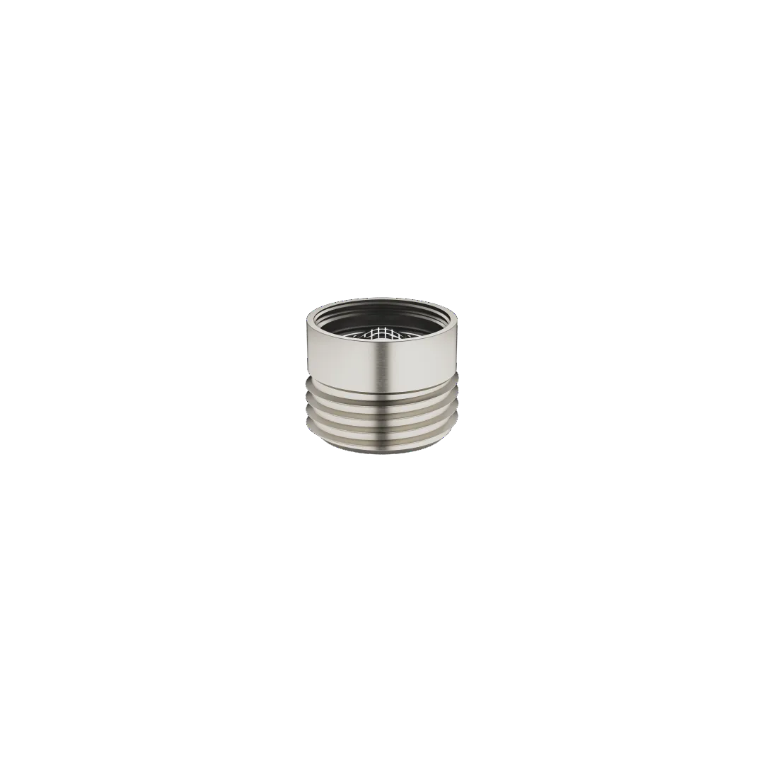 Dornbracht Adapter für Brauseabgang SERIENNEUTRAL Platin gebürstet 3/8" x 1/2"