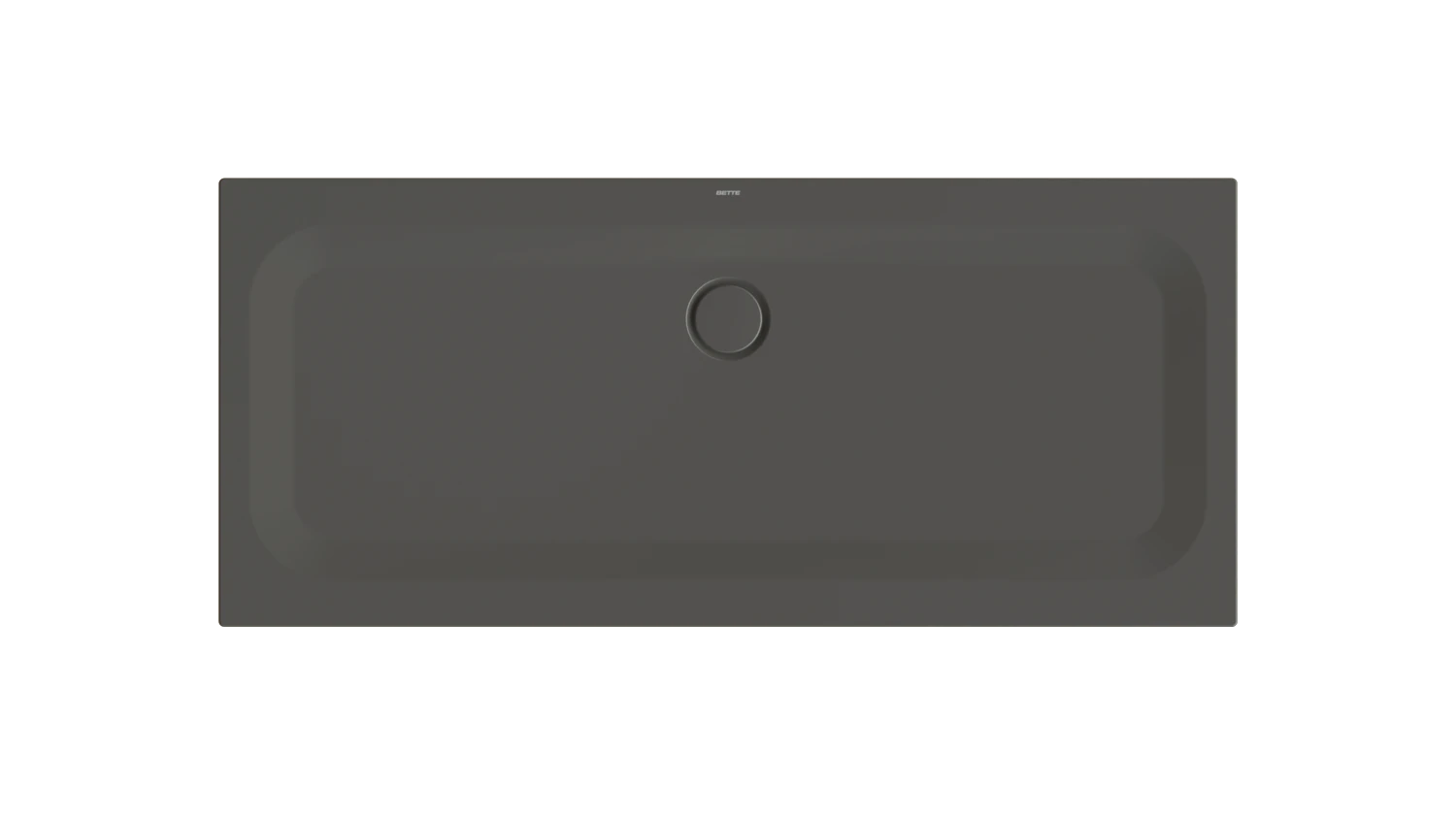 Bette rechteck Duschwanne „BetteUltra“ 1700 × 750 mm ohne Oberflächenbeschichtung, ohne Oberflächenveredelung, ohne Wannenträger, in Anthracite