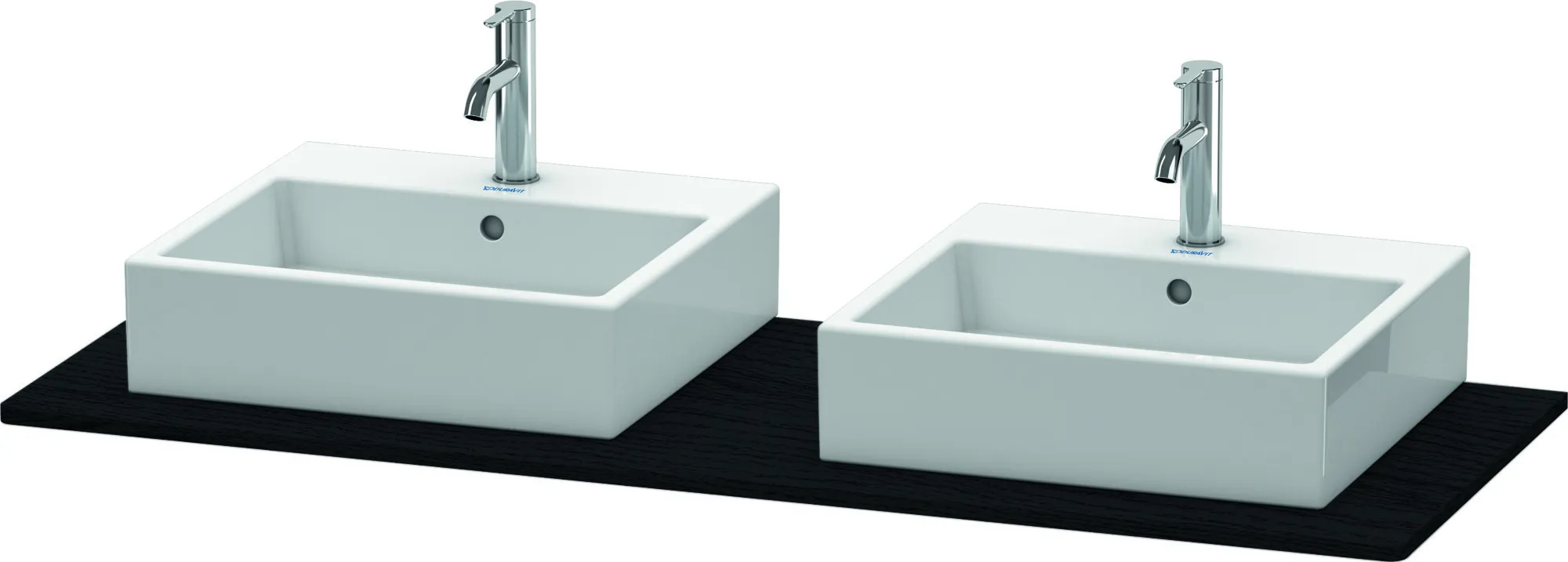 Duravit Konsole „XSquare“ in Eiche Schwarz Duravit Konsole „XSquare“ in Eiche Schwarz