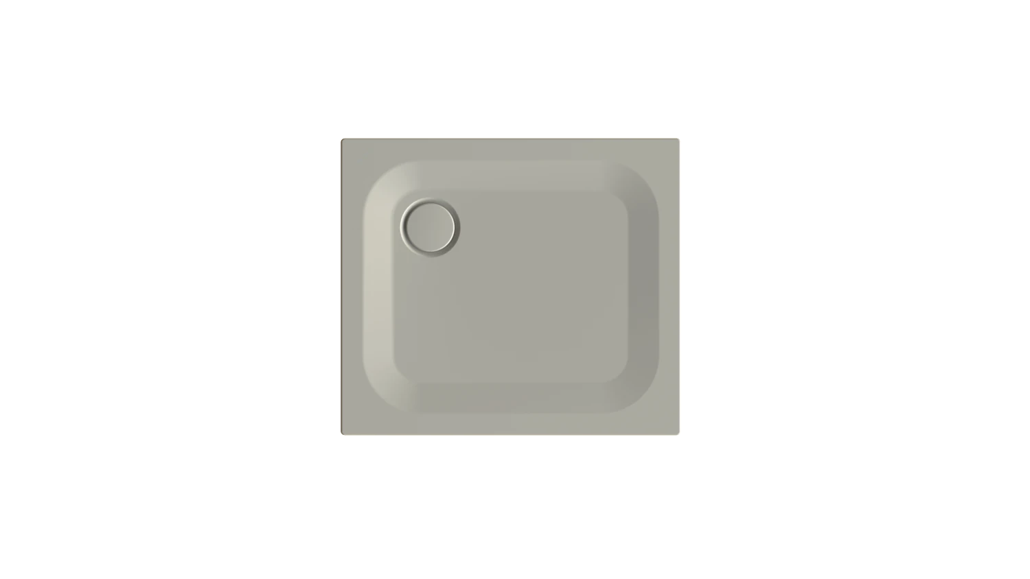 Bette rechteck Duschwanne „BetteUltra“ 800 × 700 mm ohne Oberflächenbeschichtung, mit BetteGlasur Plus, ohne Wannenträger, in Stone