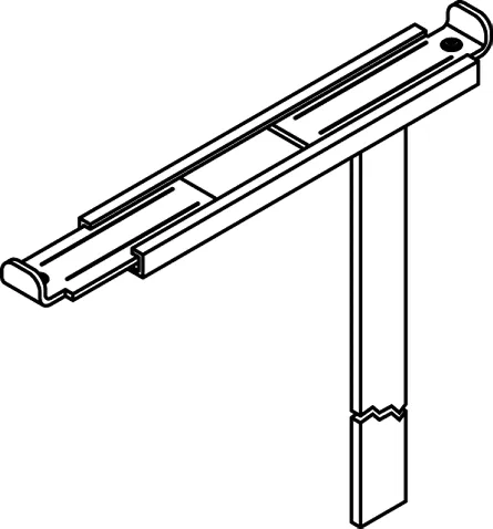 Zubehör Bankträger verzinkt, für Standkonsole STF Zubehör Bankträger verzinkt, für Standkonsole STF
