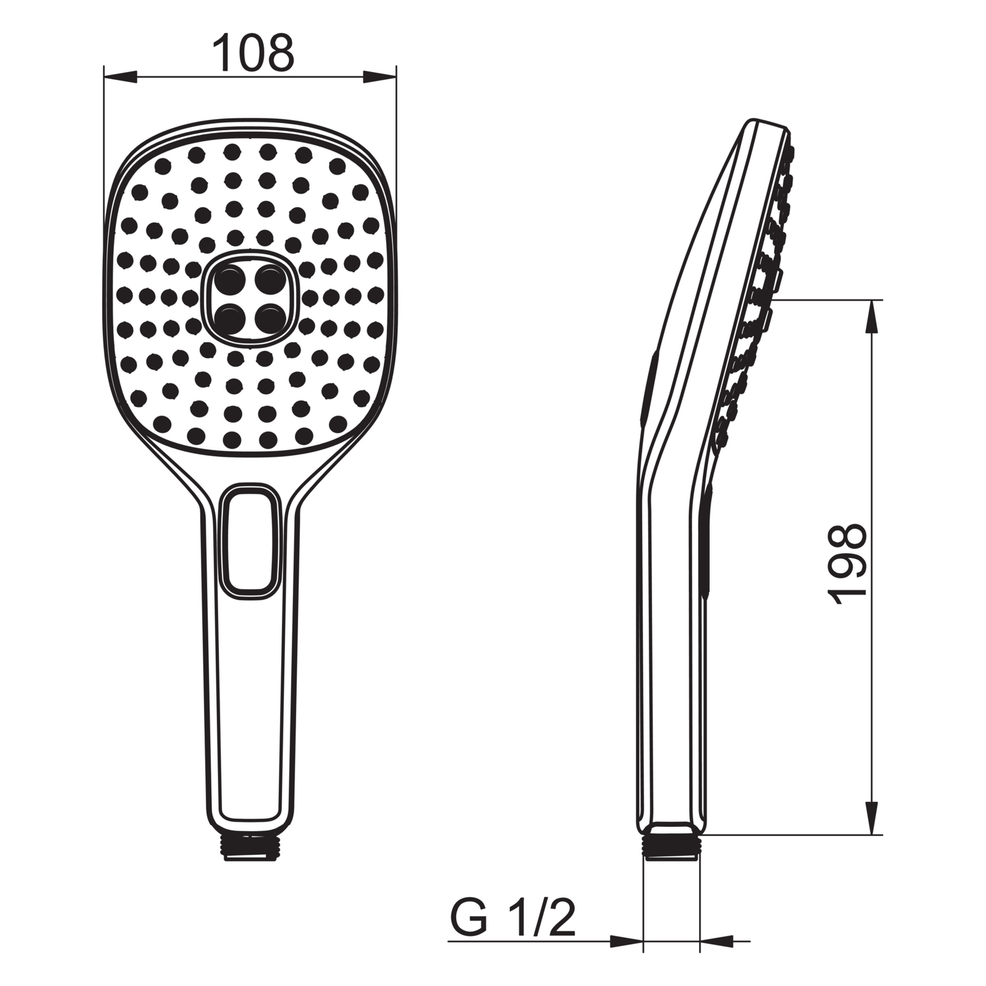 Handbrause „Activejet Style“ in Chrom Handbrause „Activejet Style“ in Chrom
