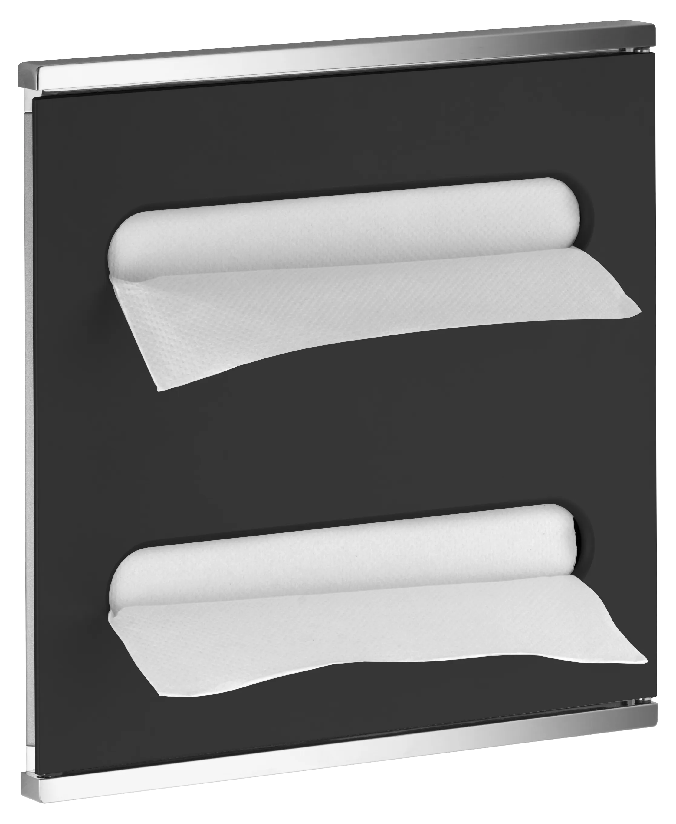 Plan Integral Modul Waschtisch 2 Anschlag rechts 326 x 325 x 143 mm verchromt/schwarz
