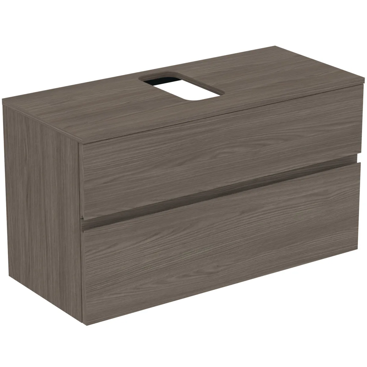 Ideal Standard Waschtischunterschrank „Finesse“ 100,2 × 55,8 × 44 cm Ulme dunkel Ideal Standard Waschtischunterschrank „Finesse“ 100,2 × 55,8 × 44 cm Ulme dunkel