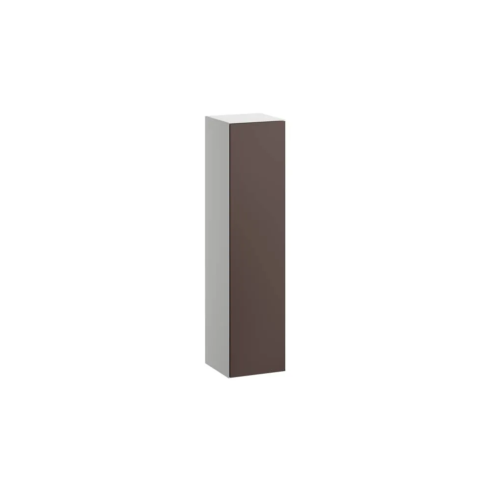 HS FOLIO 300x303x1246 1 Tür Scharn. re 4 Glasabl. Push/Pull Fossilgrau