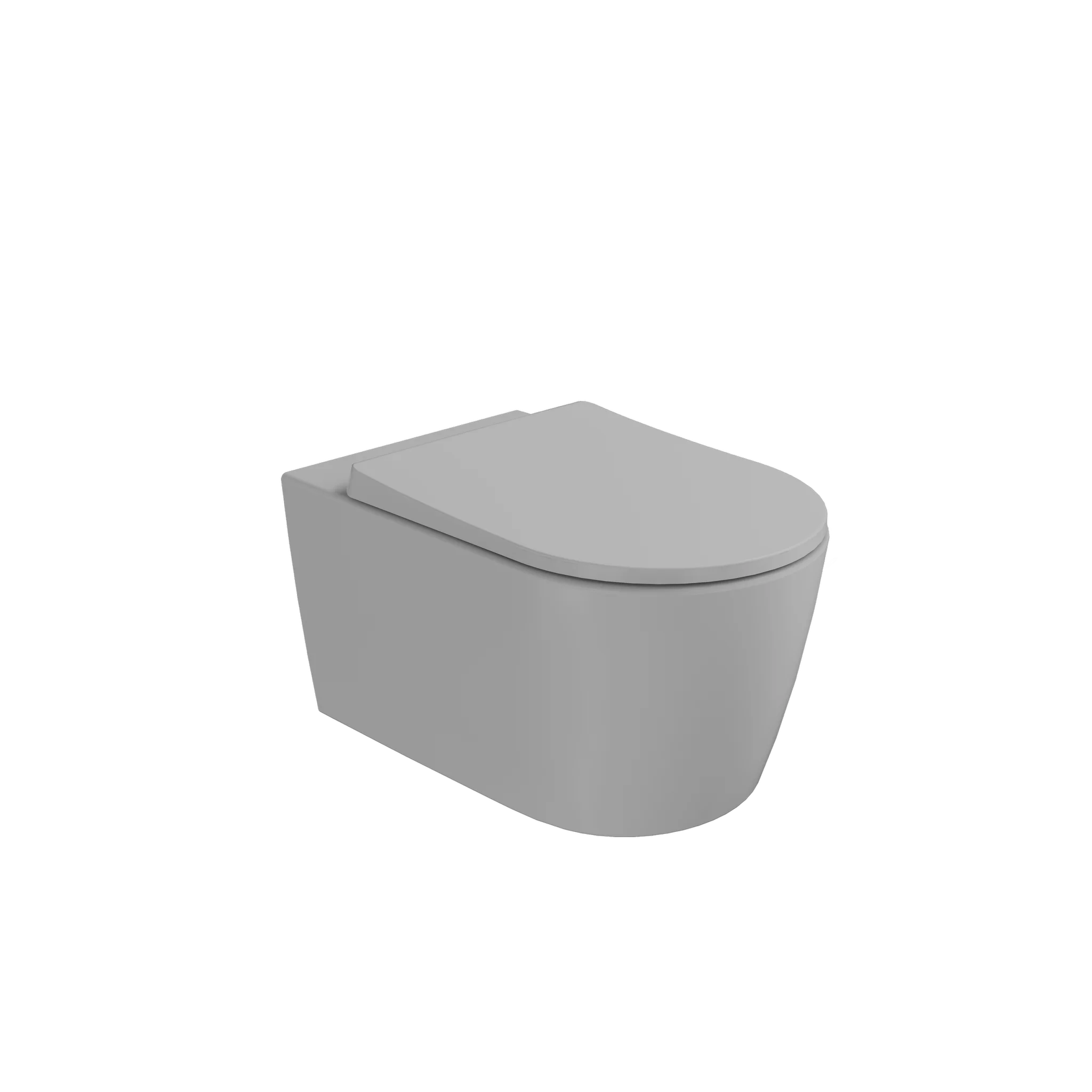 VitrA New Metropole Round QuantumFlush Wand-WC spülrandlos Steingrau Matt 36 x 56,5 x 35,5 cm VitrA New Metropole Round QuantumFlush Wand-WC spülrandlos Steingrau Matt 36 x 56,5 x 35,5 cm