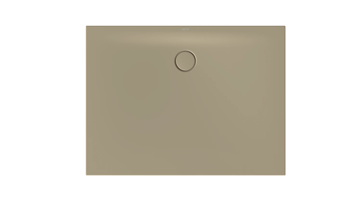 Bette rechteck Duschwanne „BetteFloor Side“ 1200 × 900 mm mit BetteAntirutsch Pro, ohne Oberflächenveredelung, ohne Wannenträger, in Hazel