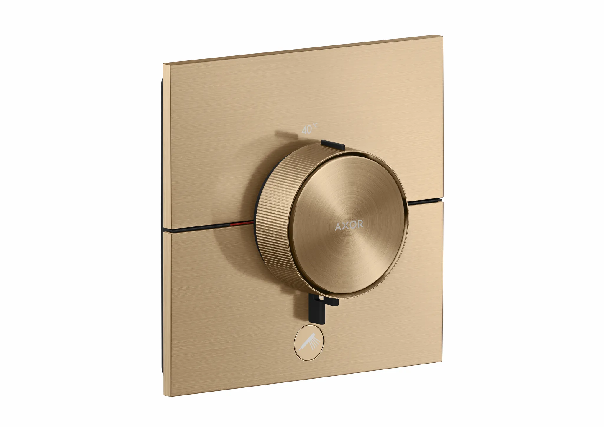 Hansgrohe AXOR ShowerSelect ID Thermostat HighFlow Unterputz eckig Brushed Bronze Hansgrohe AXOR ShowerSelect ID Thermostat HighFlow Unterputz eckig Brushed Bronze