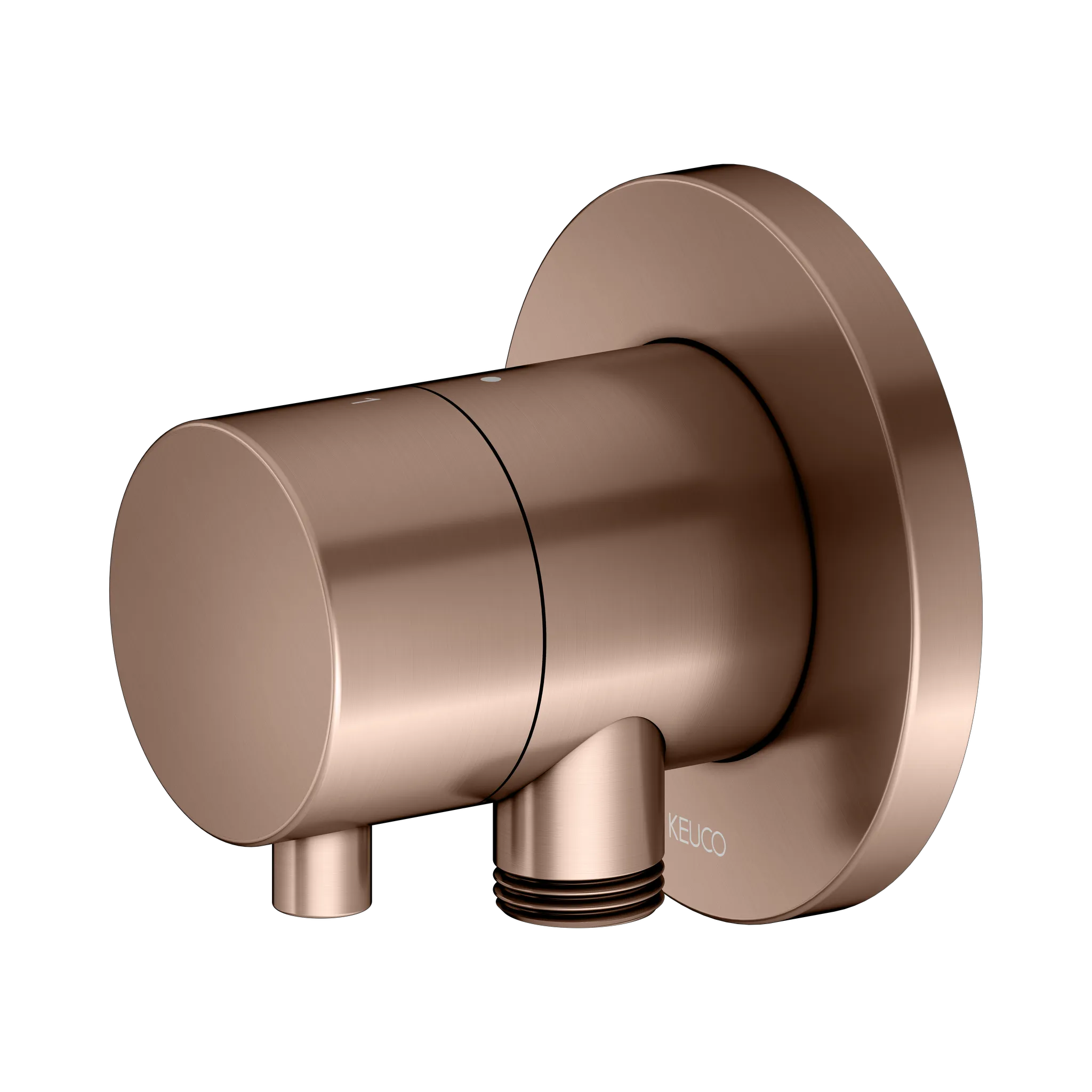 IXMO 2-Wege Umstellventil UP DN15 IXMO Comfort, rund Rotgold gebürstet IXMO 2-Wege Umstellventil UP DN15 IXMO Comfort, rund Rotgold gebürstet