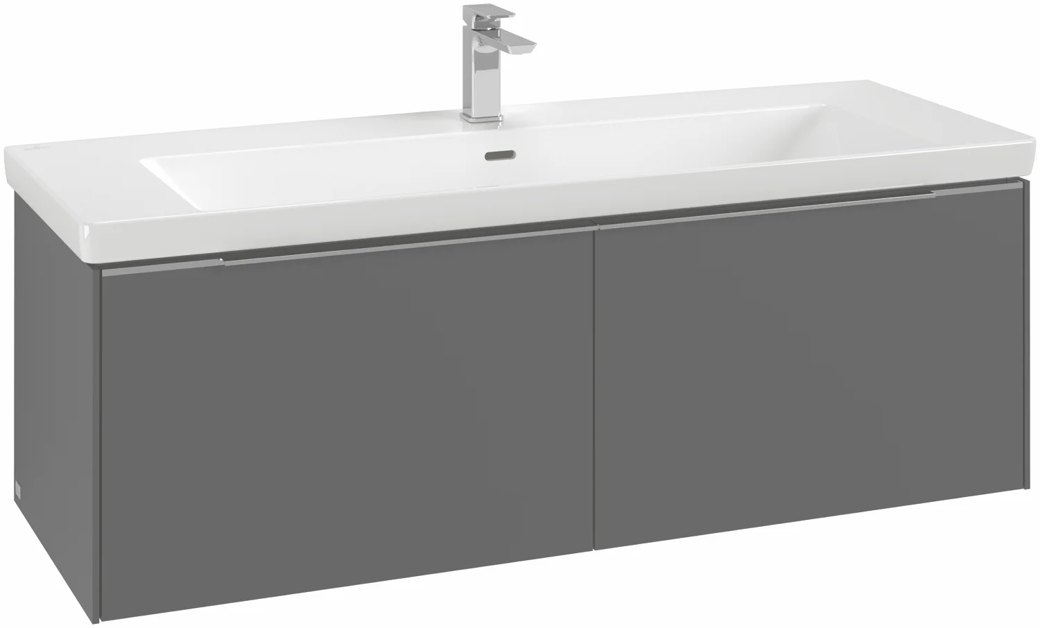 Villeroy & Boch Subway 3.0 Waschbeckenunterschrank C601L0, 1272x429x478 mm, Graphite