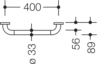 HEWI Haltegriff „Serie 801“ in Senfgelb