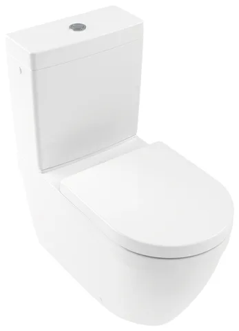 Stand-Tiefspül-WC für Kombination mit Spülkasten DirectFlush „Architectura“ 37 × 40 × 70 cm, ohne Spülrand, Abgang waagerecht