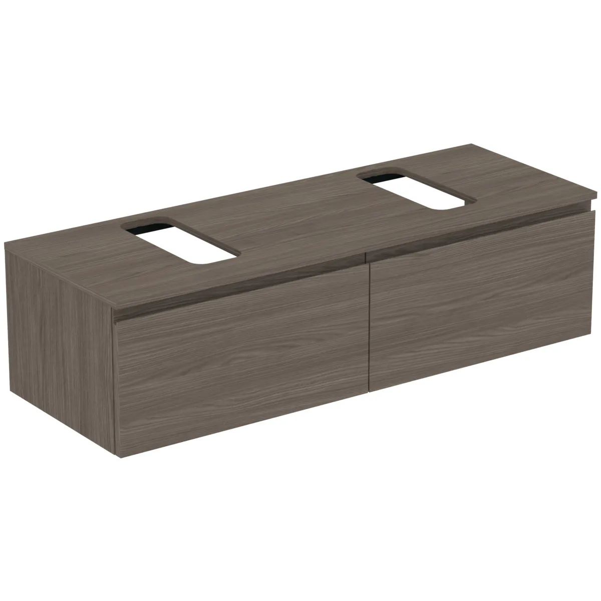 Ideal Standard Waschtischunterschrank „Finesse“ 140,2 × 37,8 × 50,5 cm Ulme dunkel Ideal Standard Waschtischunterschrank „Finesse“ 140,2 × 37,8 × 50,5 cm Ulme dunkel